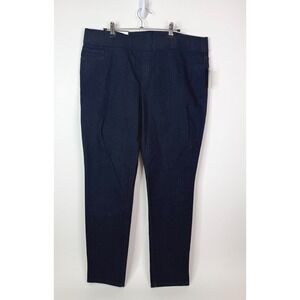 NEW Ralph Lauren LRL Jeans Women's 16  Modern Legging Pull On Jegging Dark Wash‎